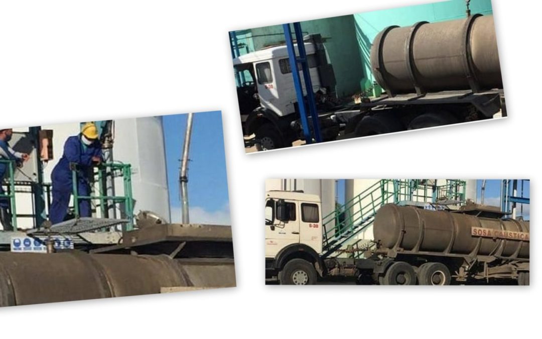 Nuestra UEB Operadora de Contenedores Villa Clara, comenzando el año apoyando en las transportaciones de la Empresa Electroquímica de Sagua.